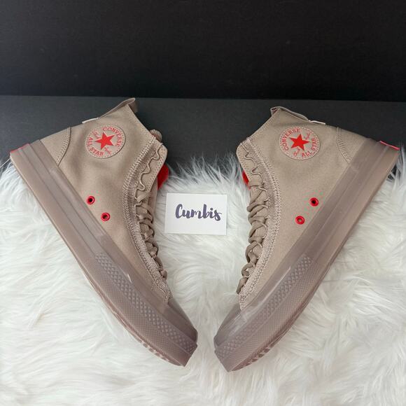 Converse CTAS CX Exp2 Hi Men's Size 10.5 Women's 12.5 Brown/ Red A09210C NEW - Picture 1 of 8